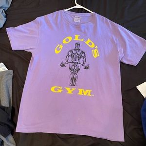 Gold gym t shirt